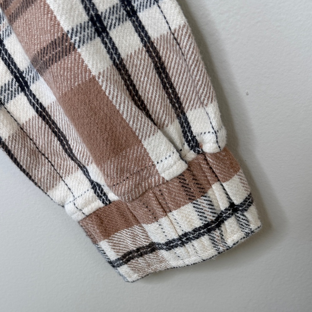 Lucky Brand 100% Cotton Jacket With Sherpa Collar Size M - Picture 9 of 12